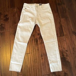 AG The Farrah Skinny Ankle - high-rise - white size 30